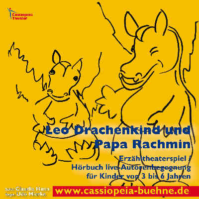 Leo Drachenkind und Papa Rachmin (C) Cassiopeia TheaterVerlag Mierke