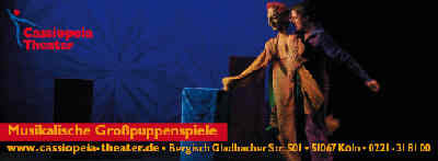 Musikalische Gro�figurenspiele - Bild aus: Max und Mimi. Traum eiere Sommernacht - (C) Cassiopeia TheaterVerlag Mierke